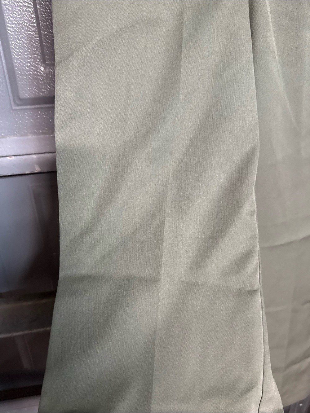 Alfred Dunner High-Waist Wide Leg Pant Trouser - Olive/Sage Green sz 6 PETITE - Picture 9 of 9